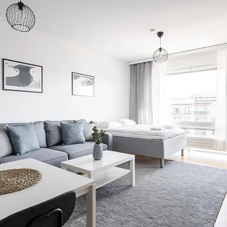 Floor 1br In Tampella With Free Parking, Sauna & Balcony Tampere