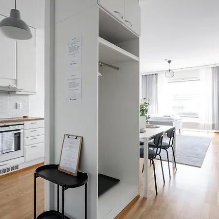 Floor 1br In Tampella With Free Parking, Sauna & Balcony Apartmán Tampere