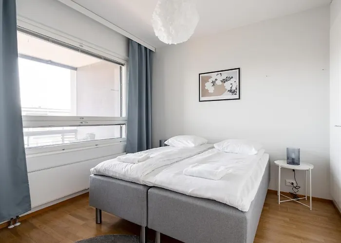 Floor 1br In Tampella With Free Parking, Sauna & Balcony Apartamento *