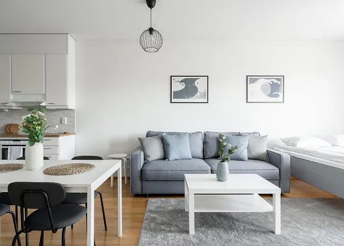 Floor 1br In Tampella With Free Parking, Sauna & Balcony Apartamento *