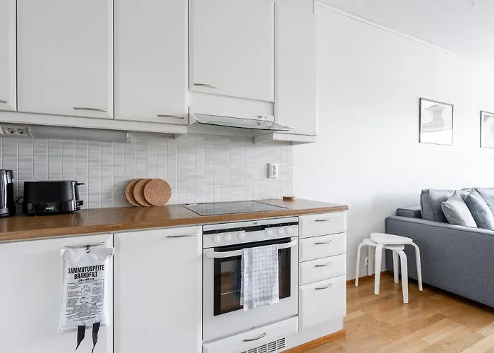 Apartamento Floor 1br In Tampella With Free Parking, Sauna & Balcony Tampere