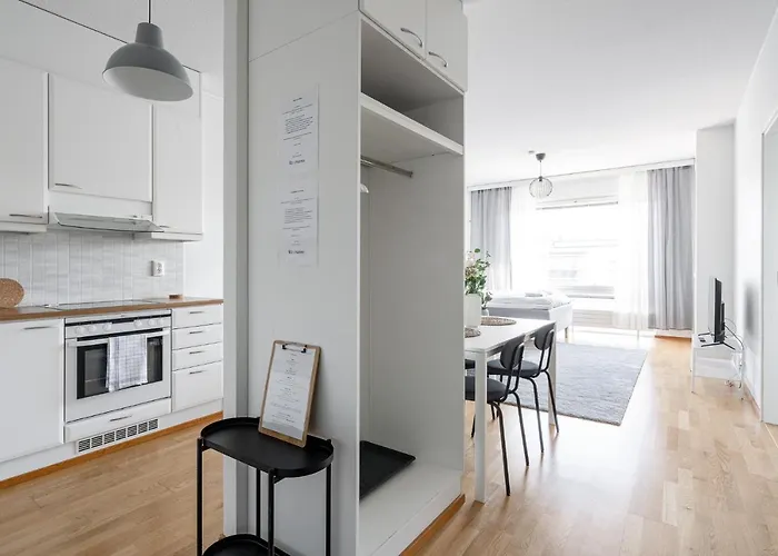 Floor 1br In Tampella With Free Parking, Sauna & Balcony Apartamento Tampere